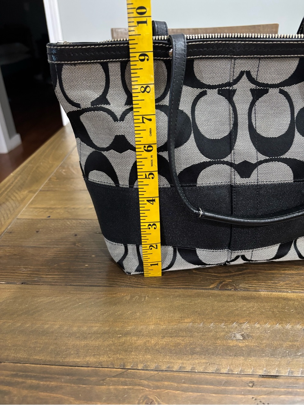 Coach Signature Stripe Tote F13548 - Picture 14 of 14